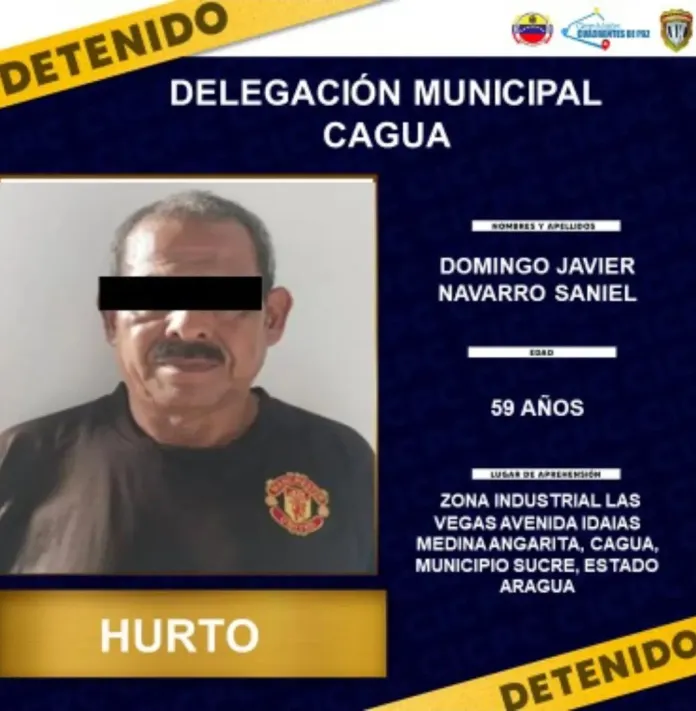 Hurto-cagua-CNT-1 CICPC captura a dos sujetos por hurto en zona industrial del municipio Sucre