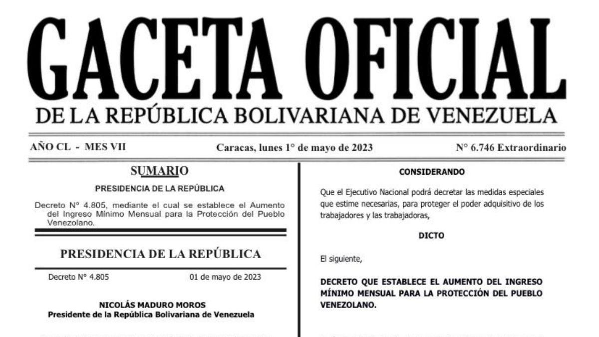 Conoce el nuevo ingreso mínimo mensual +Gaceta