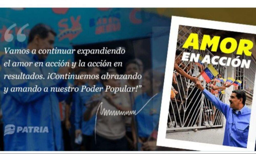Inician la entrega del bono Amor en acción por el Sistema Patria