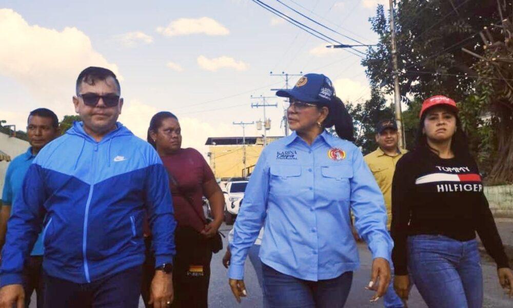 Gobernadora Karina Carpio y alcalde Wilson Coy supervisaron obras en Sucre