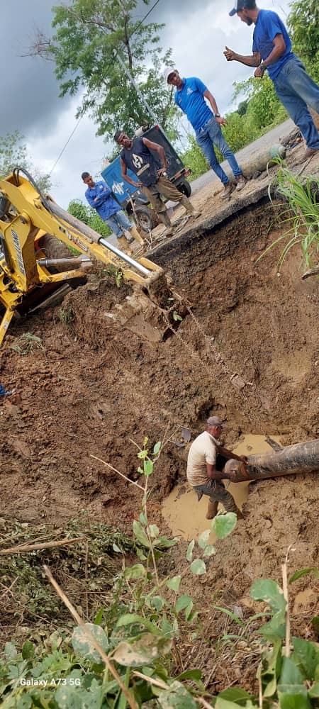 Foto-2 Hidrocentro reparó 5 fugas en línea de distribución Camatagua-Carmen de Cura en Aragua