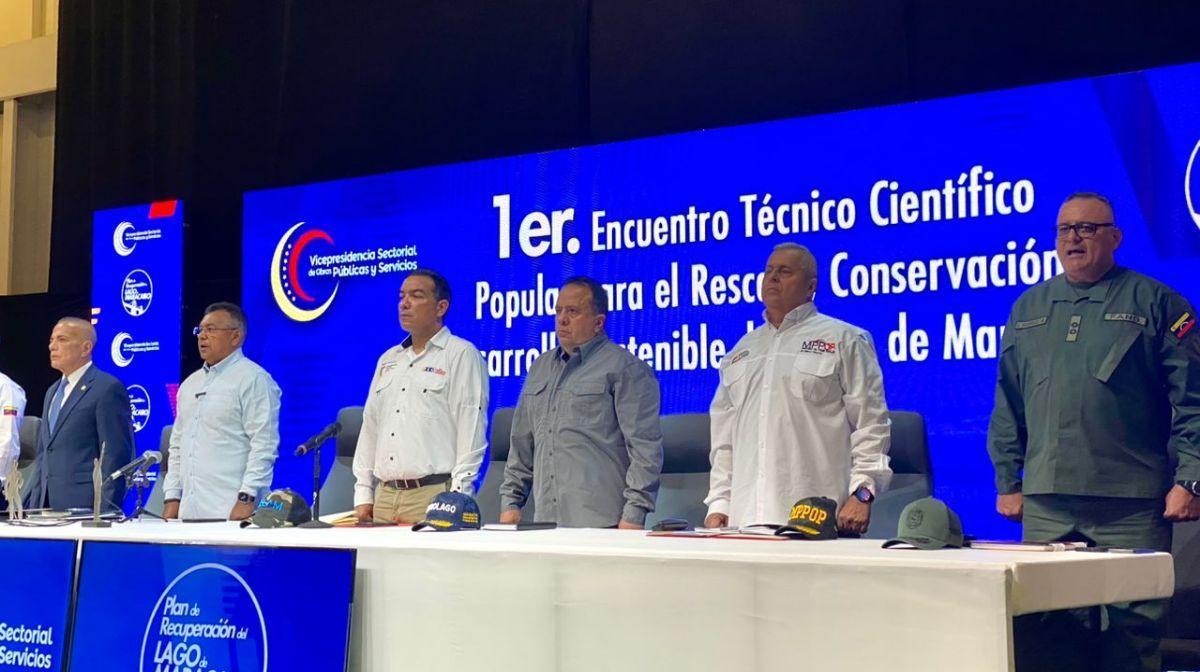 Ministro Marco Torres participó en el 1er encuentro para el rescate del Lago de Maracaibo