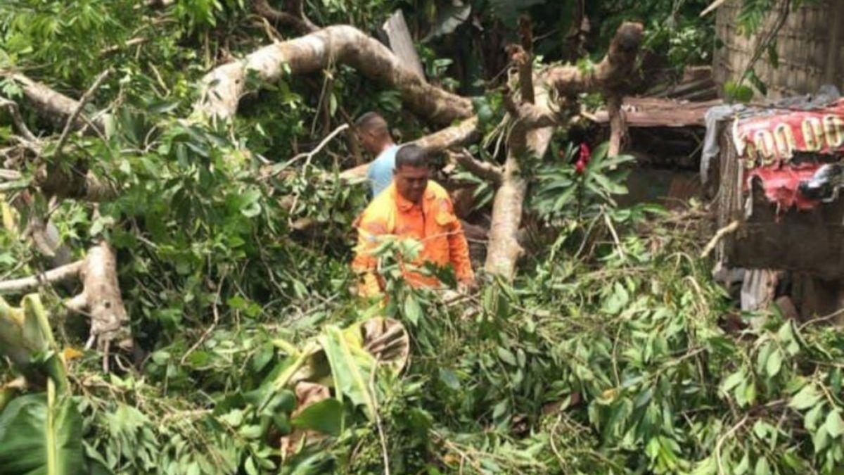 Fuertes lluvias azotaron el oriente del país