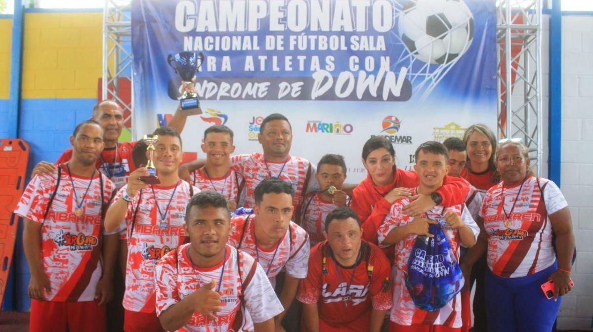 Lara se coronó Campeón Nacional de Futsal Down en Mariño