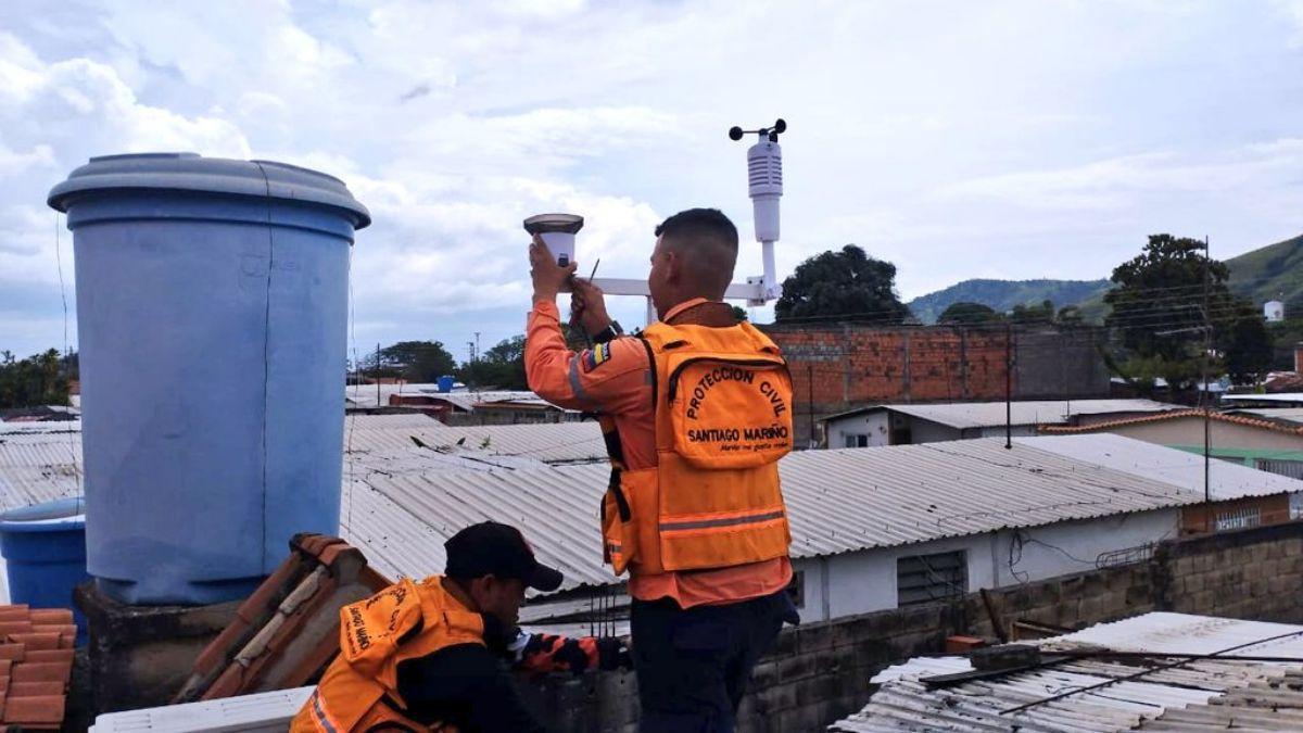 Instalan estaciones pluviométricas en el municipio Mariño