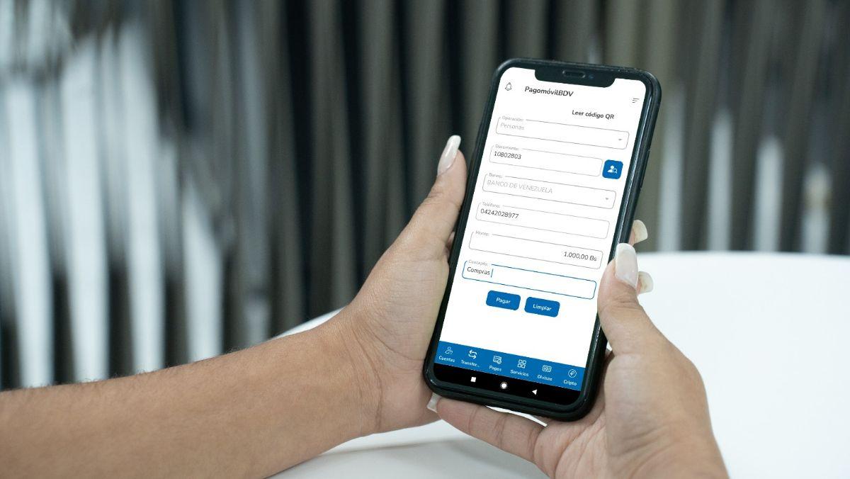 PagoMóvilBDV es la aplicación más usada del sistema bancario nacional