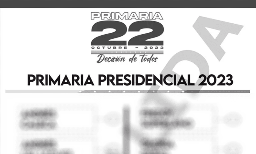 Conoce la boleta electoral para la primaria del 22Oct