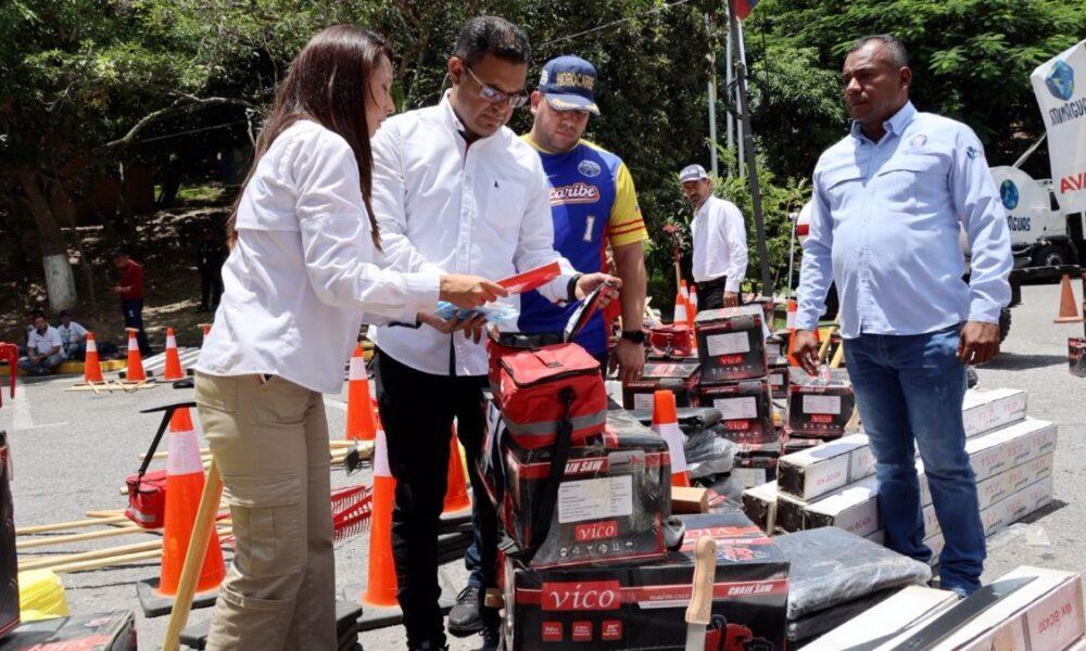 Corpoelec entregó equipos a hidrológicas para atender la vegetación de las fuentes hídricas