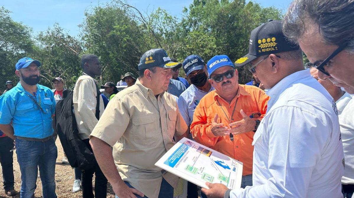 Ministro Marco Torres inició obras de recuperación de la planta de tratamiento de aguas servidas Ciudad Ojeda 