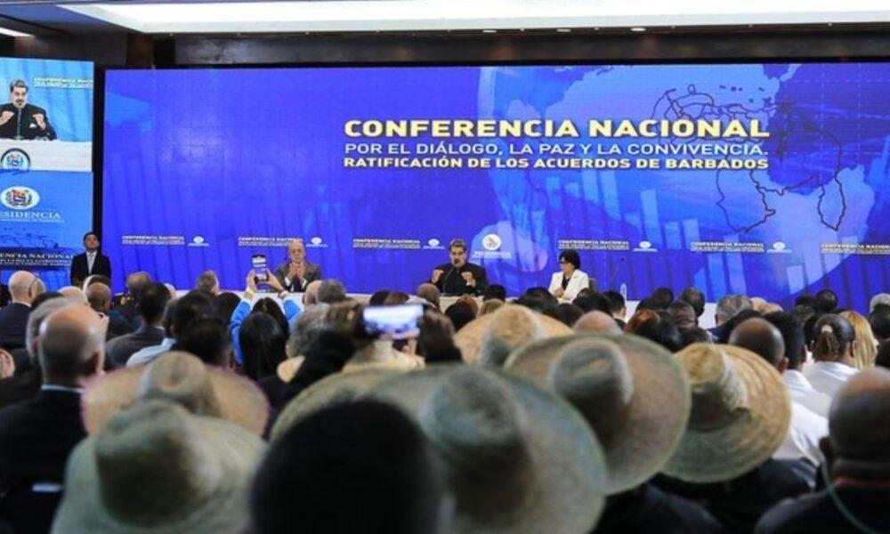Conferencia Nacional por el Diálogo, la Paz y la Convivencia ratifica acuerdos de Barbados