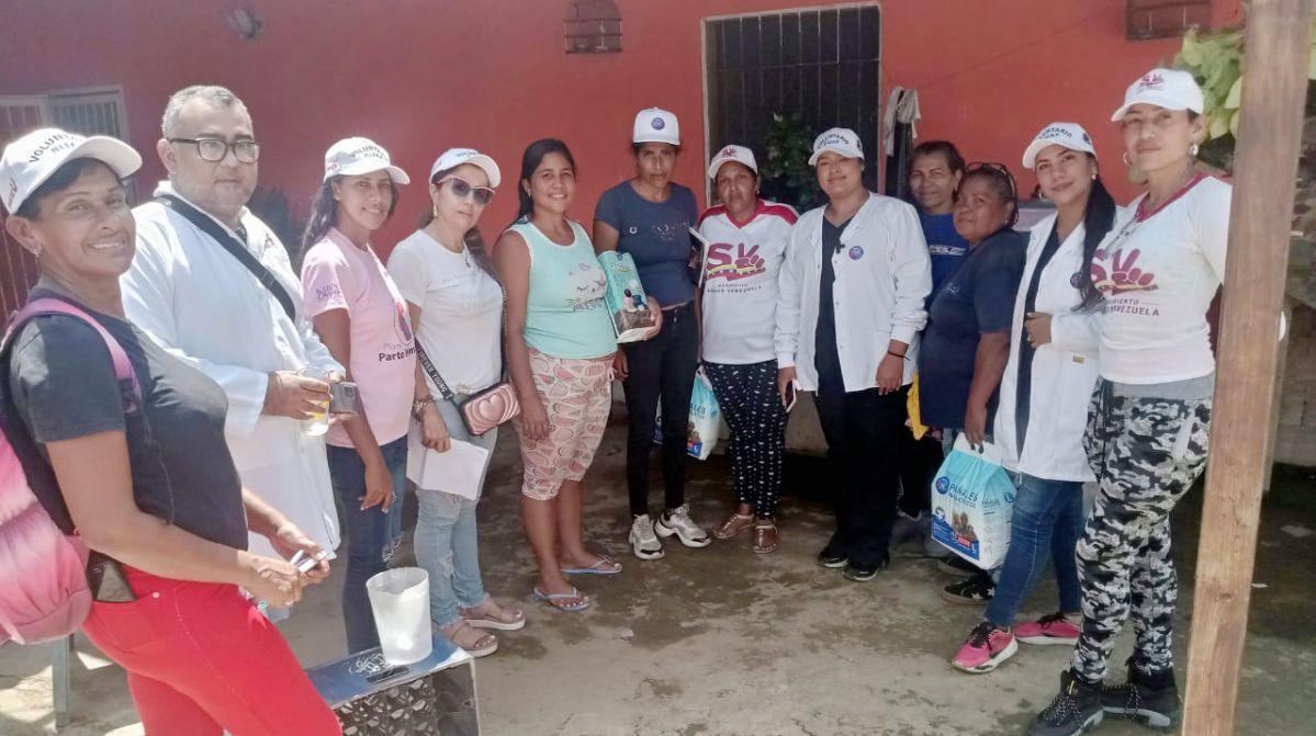 Despliegue Casa a Casa en atención a encamados y mujeres embarazadas del Municipio Ribas