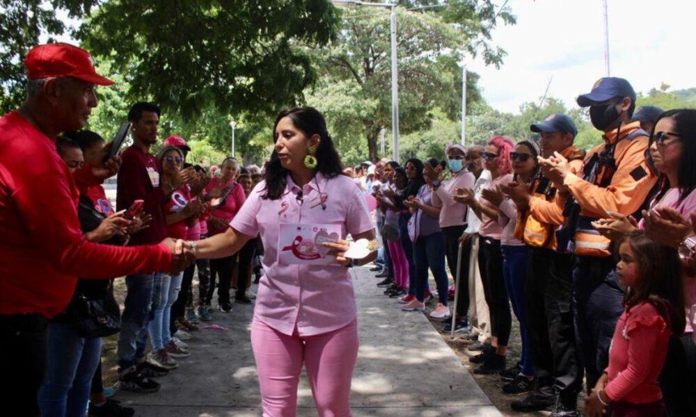 Diversas actividades celebraron en Mariño en Día contra el cáncer de mama
