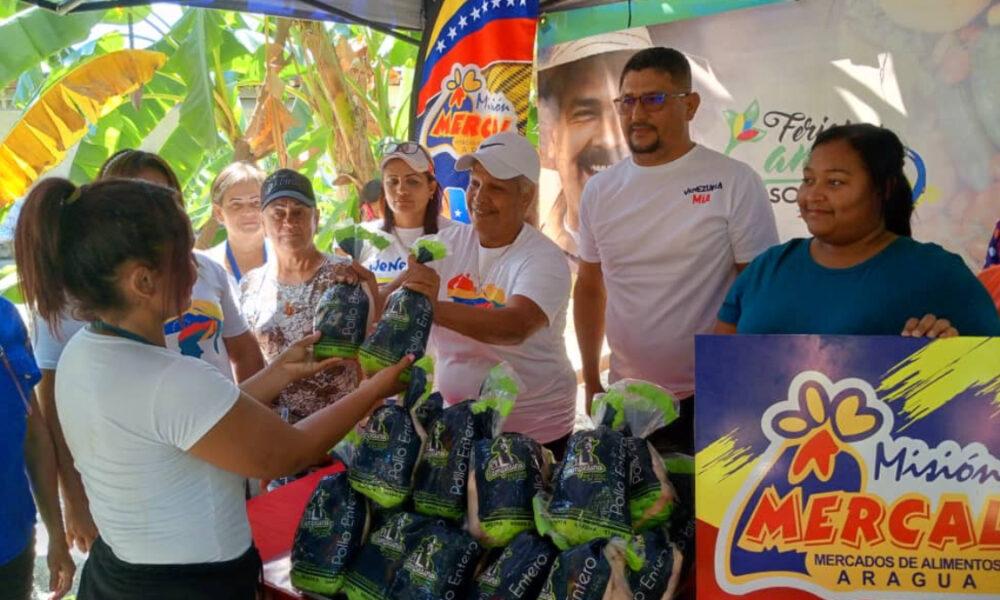 Más de 6 mil familias fueron beneficiadas por la Misión Alimentación en Aragua