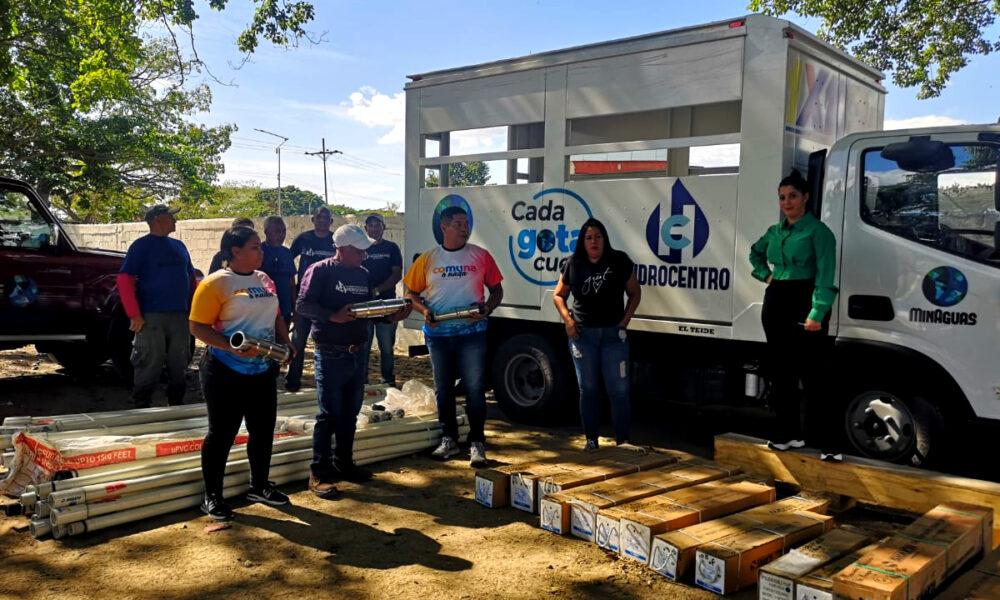 Hidrocentro entregó equipos en Mariño para rehabilitación de 13 pozos de agua