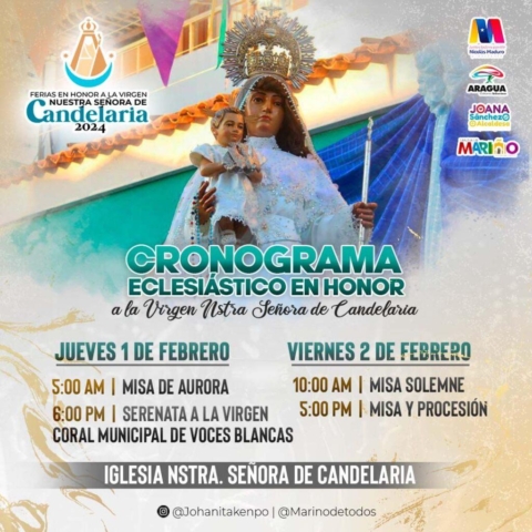 yH5BAEKAAEALAAAAAABAAEAAAICTAEAOw== Este jueves inician las Ferias de Candelaria 2024 en Turmero
