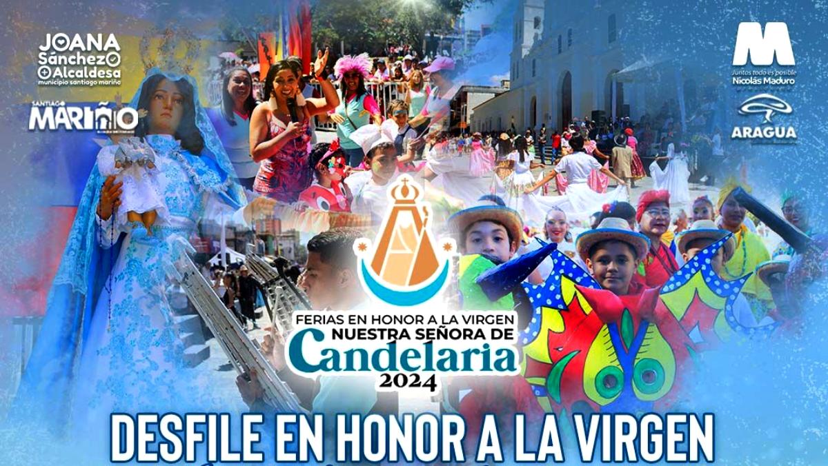 Este jueves inician las Ferias de Candelaria 2024 en Turmero