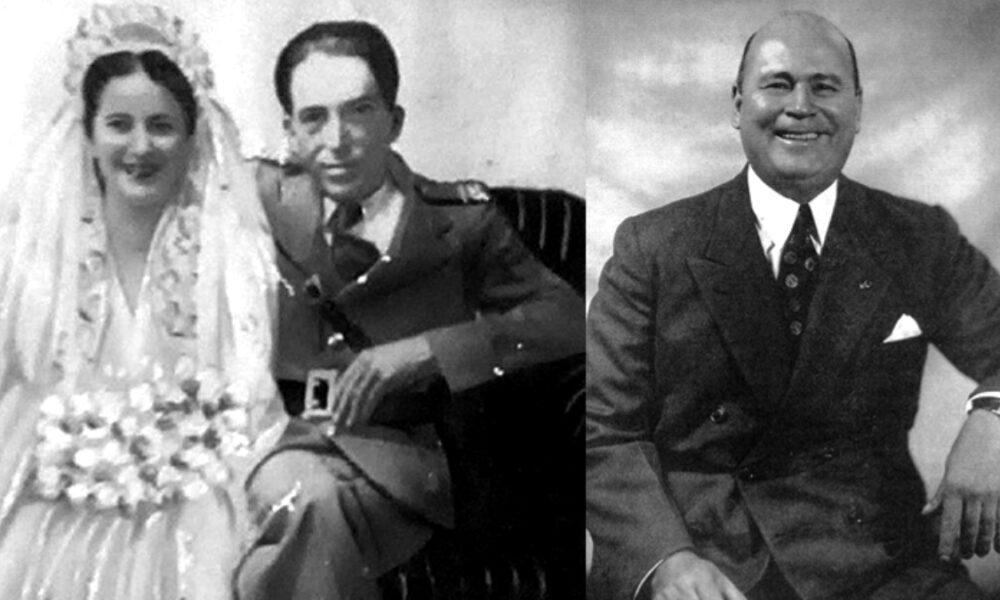 El teniente Antúnez y el presidente Medina Angarita.