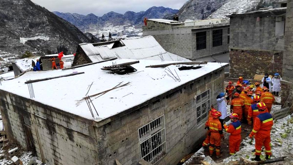 China sufre terremoto de 7,1 grados causando daños materiales sin víctimas