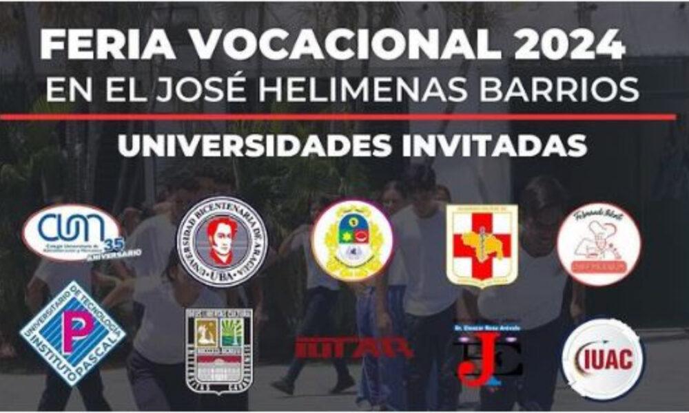 Este miércoles 10 de abril inicia la Feria Vocacional 2024 en Cagua