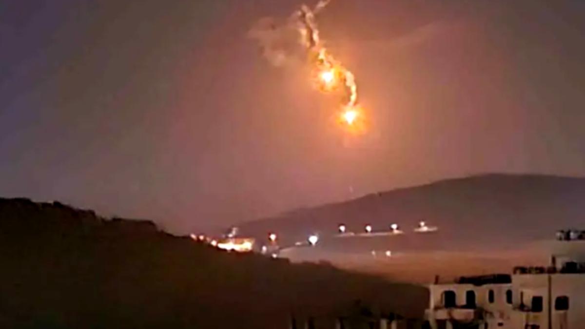 Irán lanza un ataque con decenas de drones contra Israel