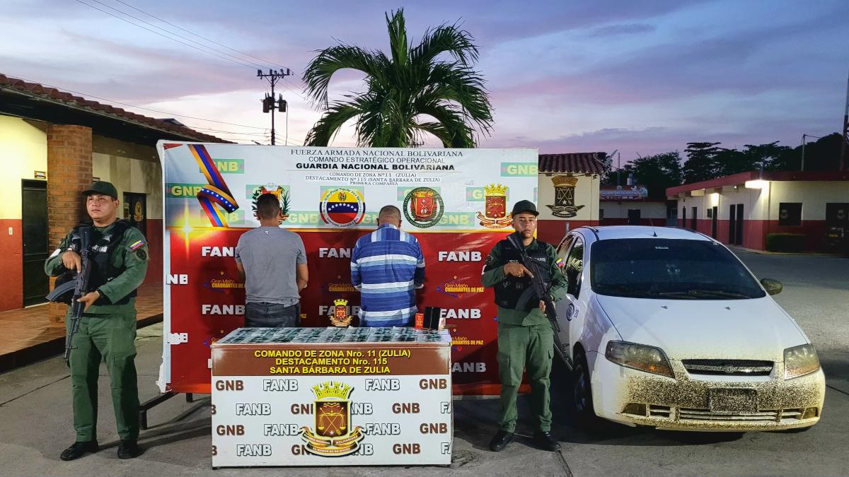 Sur del Lago: GNB detuvo a 2 sujetos por comercialización de armas de guerra
