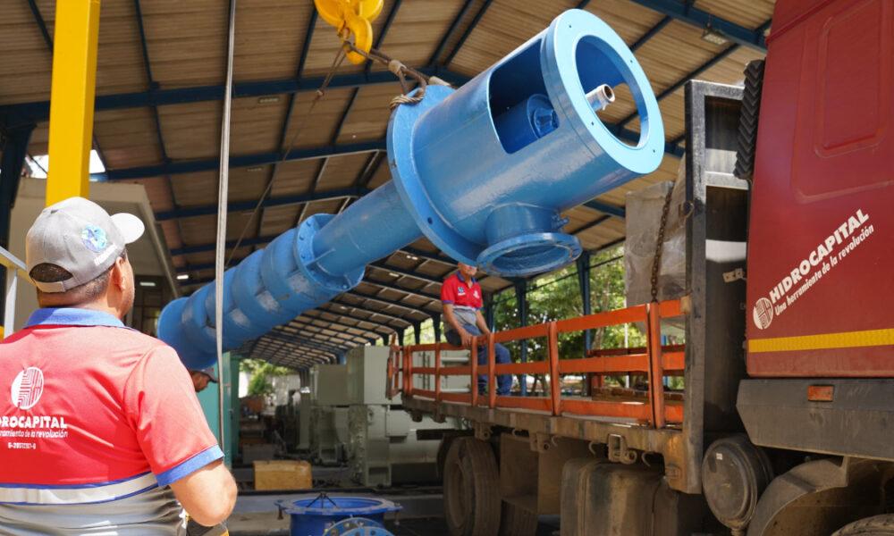 Miranda: Hidrocapital trasladó nuevos equipos a estación de bombeo Taguaza I