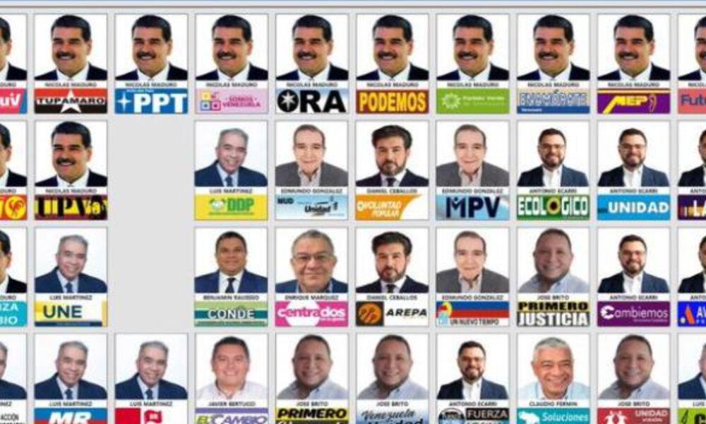 Así es el tarjetón oficial para la elección presidenciales del 28J
