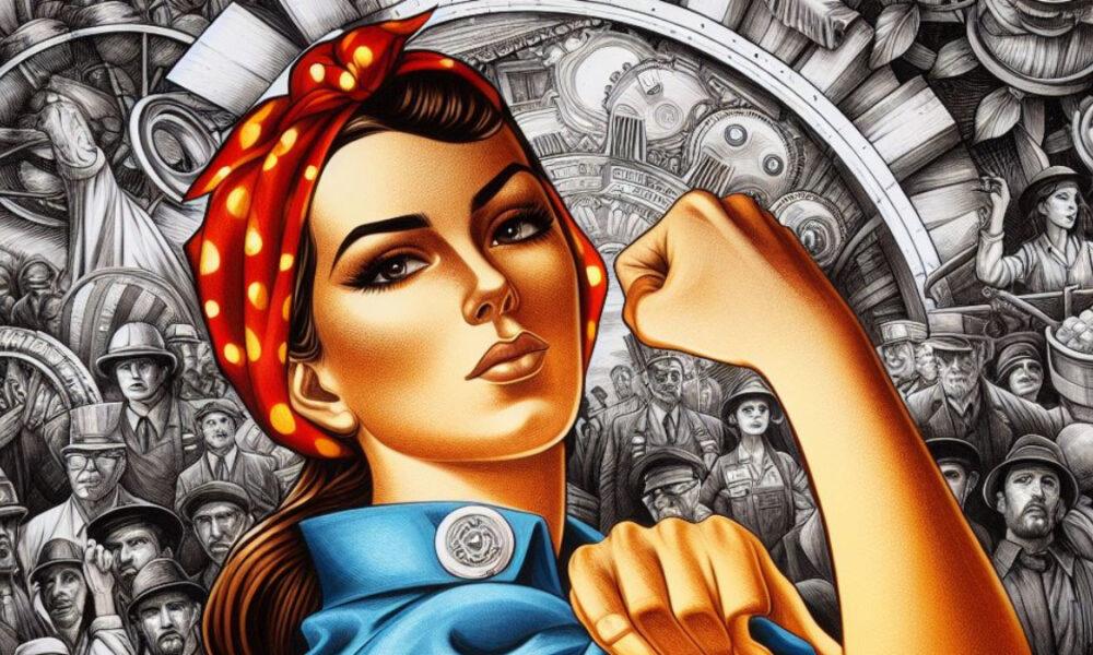 La desconocida historia detrás de la famosa imagen de empoderamiento femenino