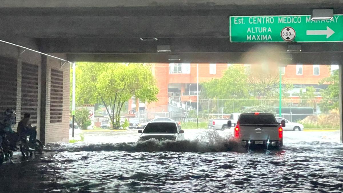 Lluvias causaron anegaciones en sectores de Aragua