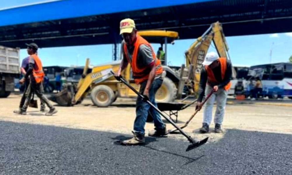Plan de asfaltado es realizado en el Terminal de Maracay