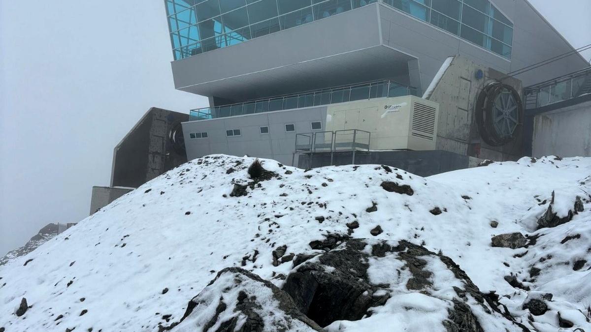 Nueva nevada cubrió el Pico Espejo en Mérida