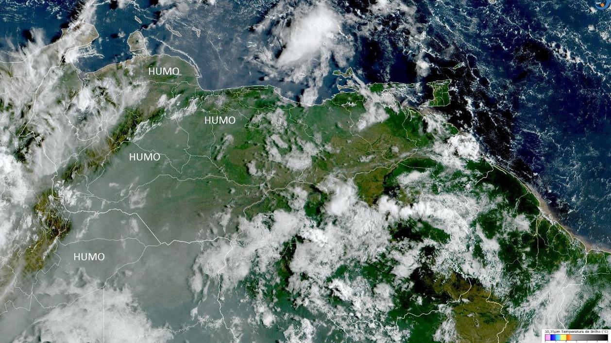 Humo de incendios forestales de Brasil afectan a 4 estados de Venezuela