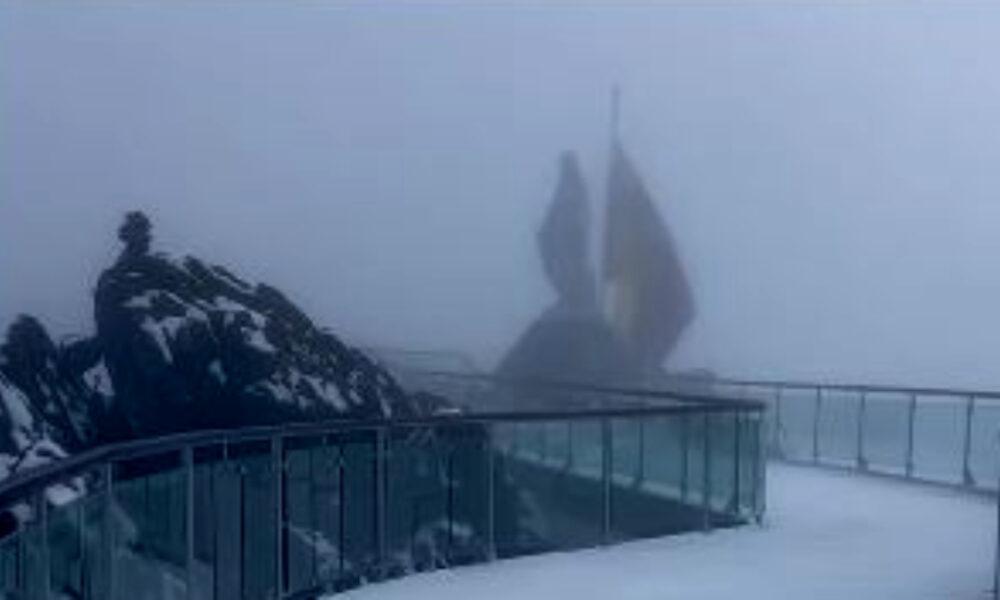 Mérida: Hermosa nueva nevada cubre de blanco al Pico Espejo