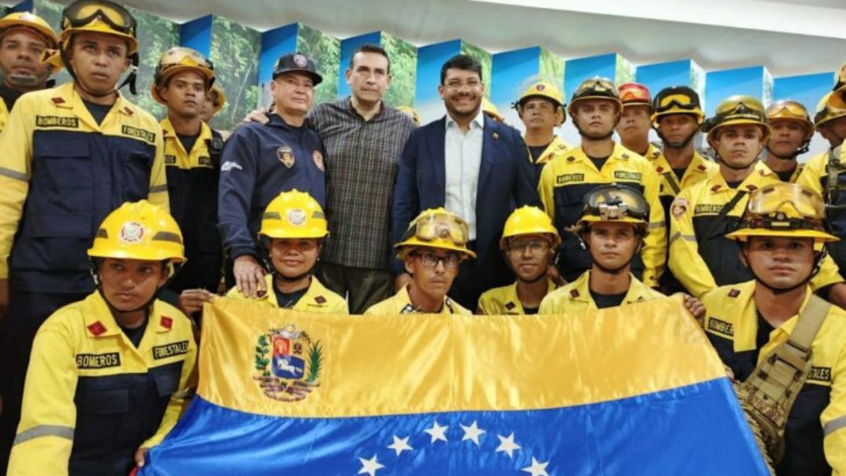 Venezuela: 60 funcionarios son enviados a combatir incendios en Bolivia