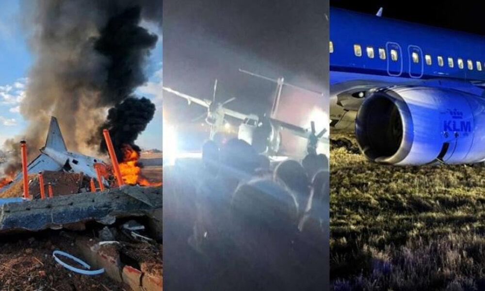 El mundo se sacude con tres accidentes aéreos en una sola noche
