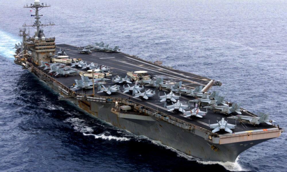 Un portaviones estadounidense llega a Oriente Medio