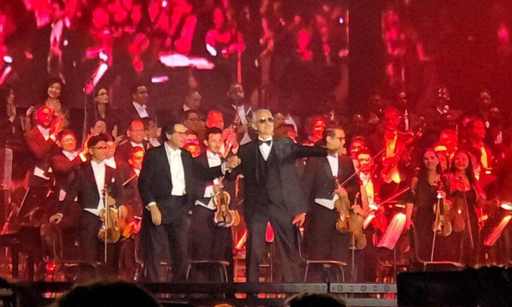 Andrea Bocelli logró una noche mágica en el Monumental Simón Bolívar