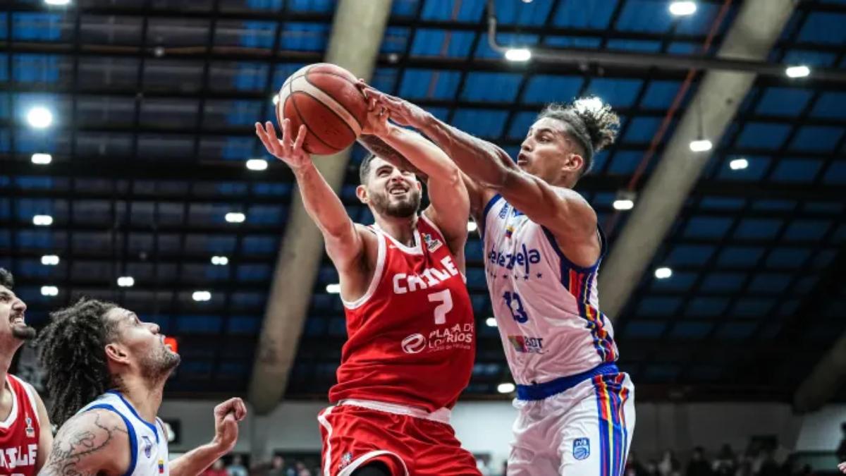 Venezuela derrotó a Chile en clasificación a la AmeriCup 2025 de baloncesto