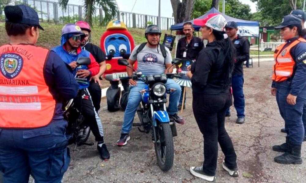 Campaña Nacional de Seguridad Vial “Conduce por la vida” se activa en Aragua