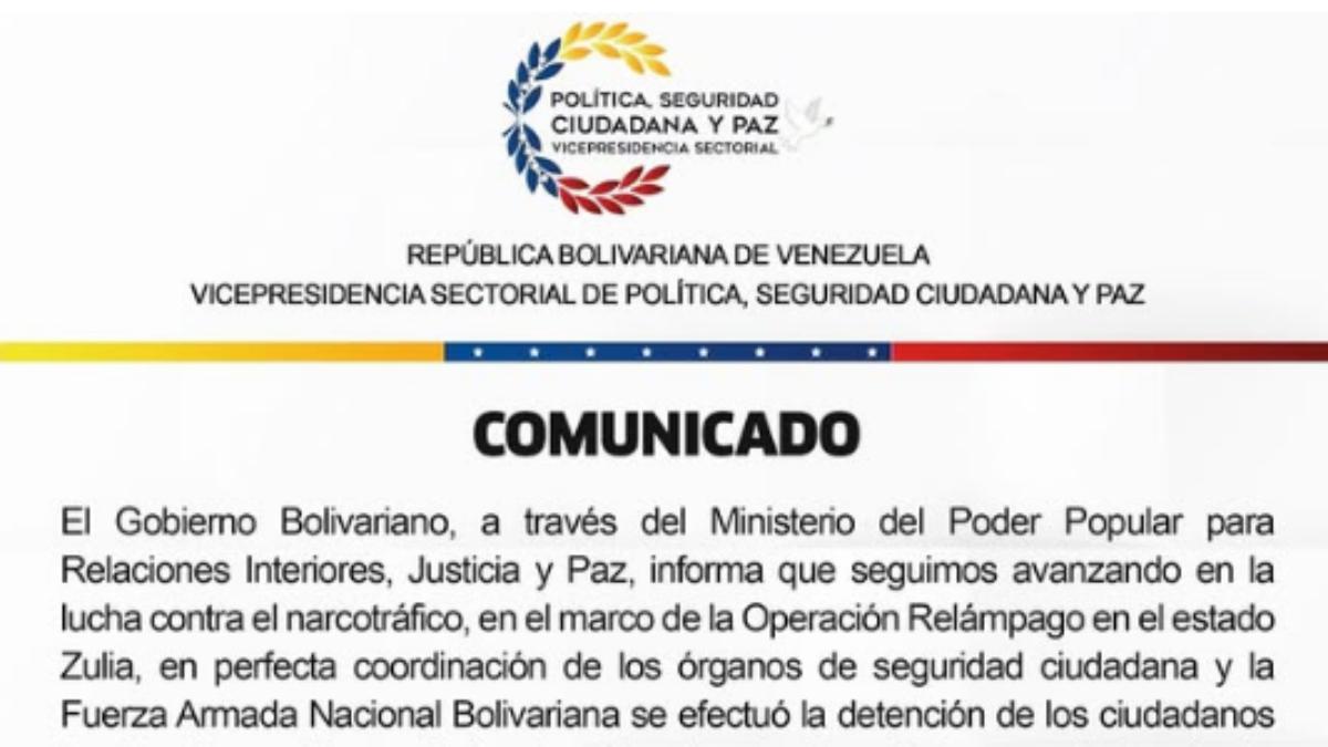 Operación Relámpago detiene a 2 alcaldes de los municipios Jesús Enrique Lossada y Catatumbo del edo Zulia