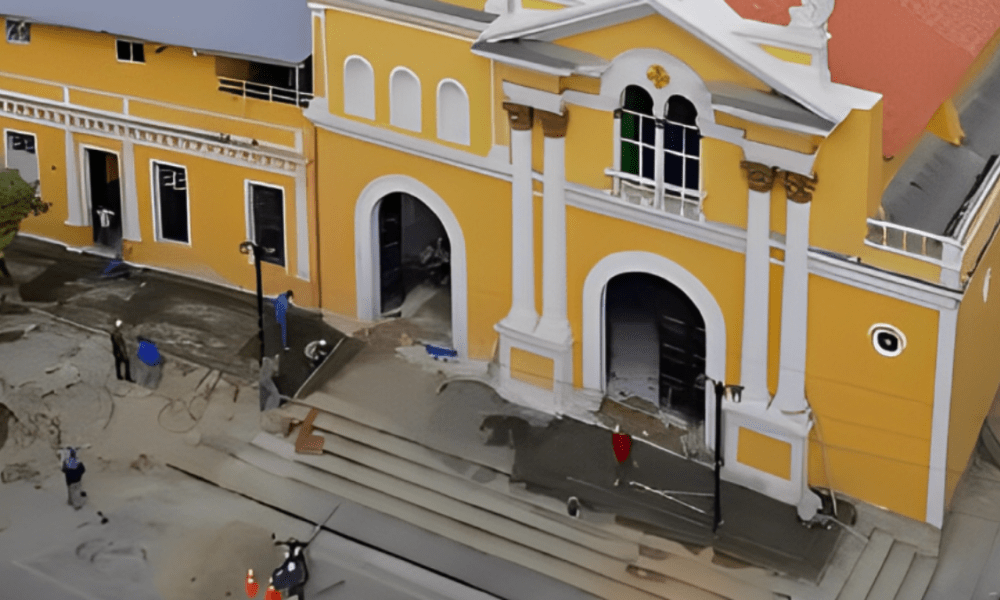Importantes trabajos se realizan en remodelación de la Iglesia San José de Cagua