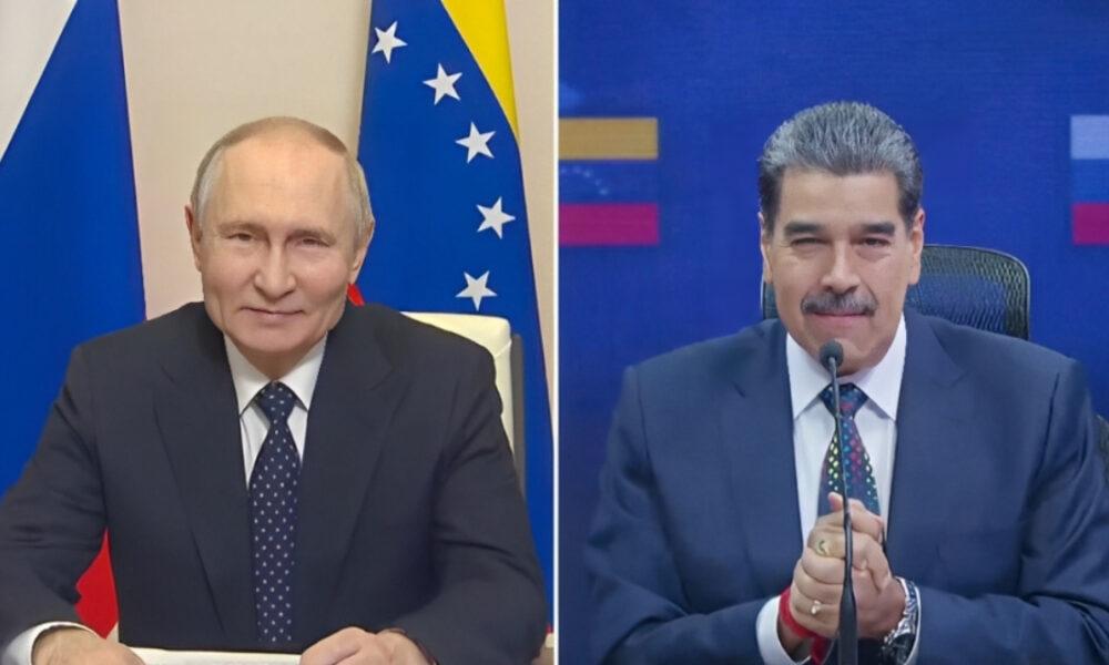 Presidentes Putin y Maduro celebran videoconferencia por 80 aniversario de relaciones diplomáticas