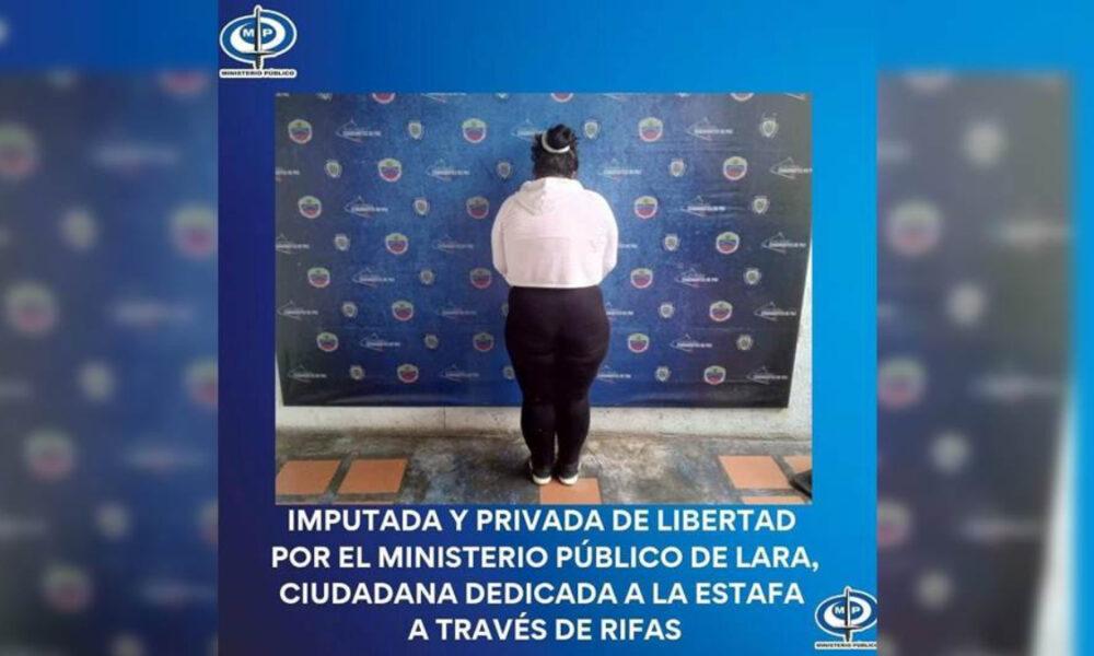 Lara: Detenida ciudadana por estafa múltiple mediante falsa campaña de recaudación