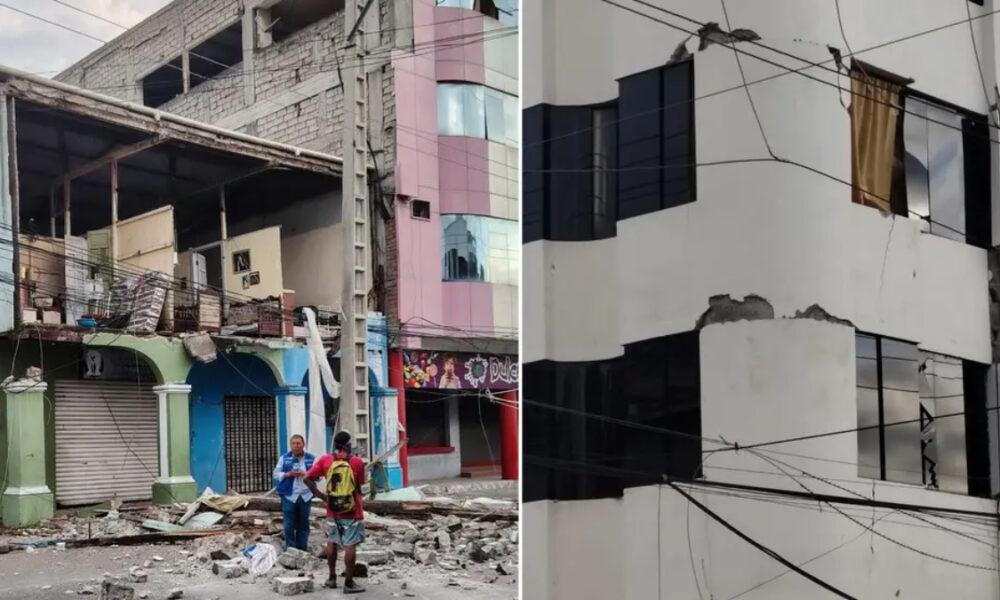 Fuerte sismo de magnitud 6,0 sacudió a Ecuador