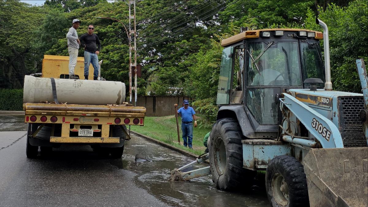 Alcaldía de Mariño brindó respuesta inmediata a reporte sobre colector caído en Rosario de Paya