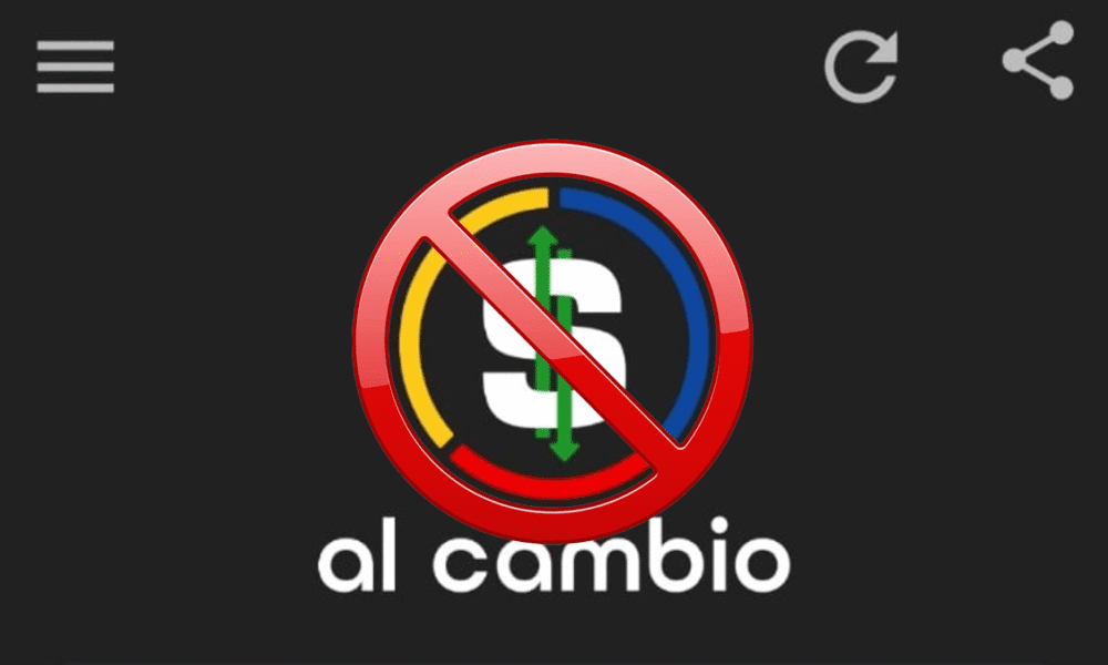Usuarios reportan caída de aplicaciones que calculaban y promovian al paralelo