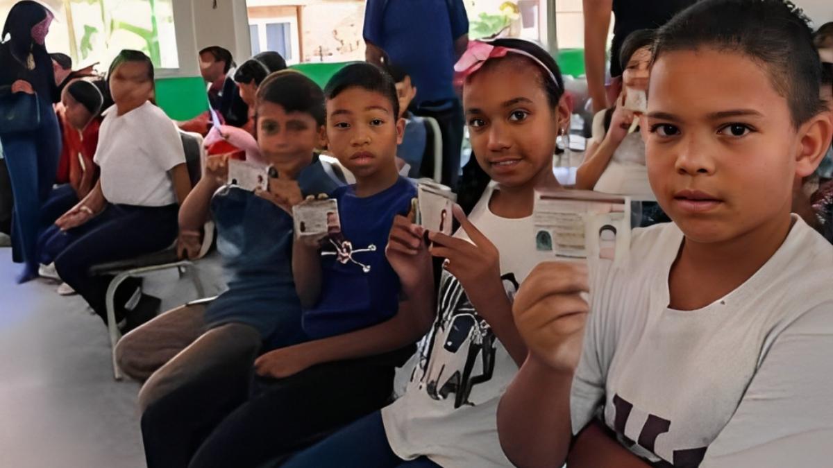 Saime activa jornada cedulación para niños del 2 junio al 4 julio a nivel nacional