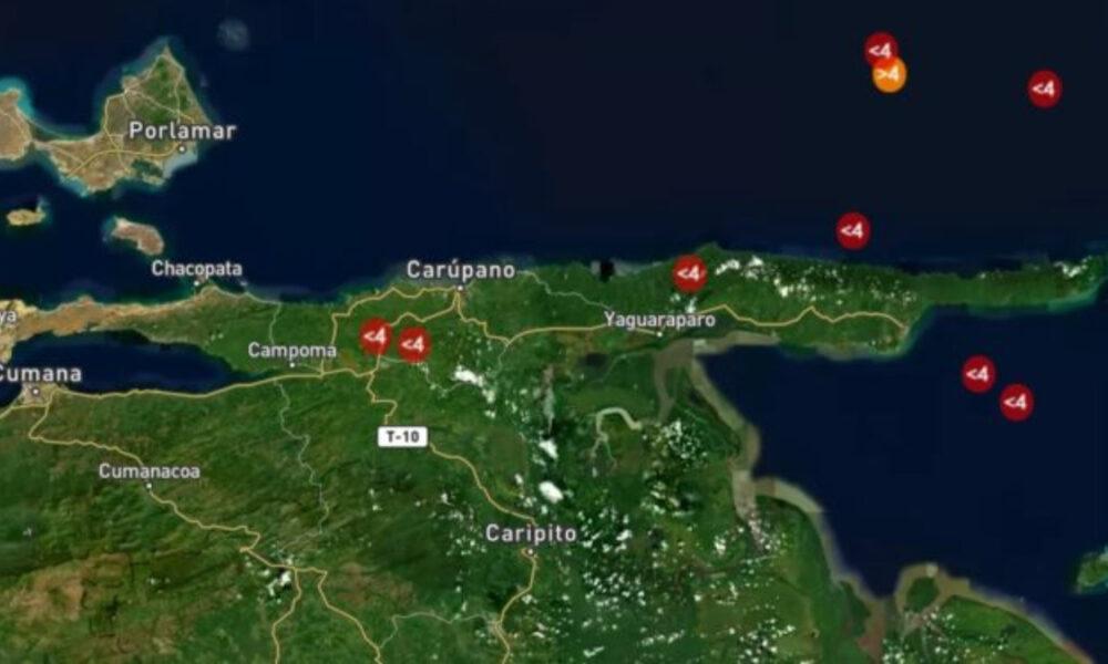 Funvisis ha registrado más de 15 sismos en diversas regiones del estado Sucre