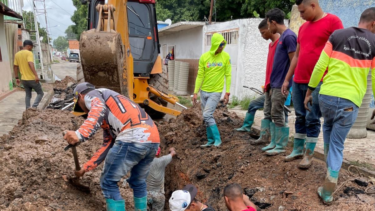 Sustitución de colectores de aguas servidas en Sabaneta beneficia a 350 familias
