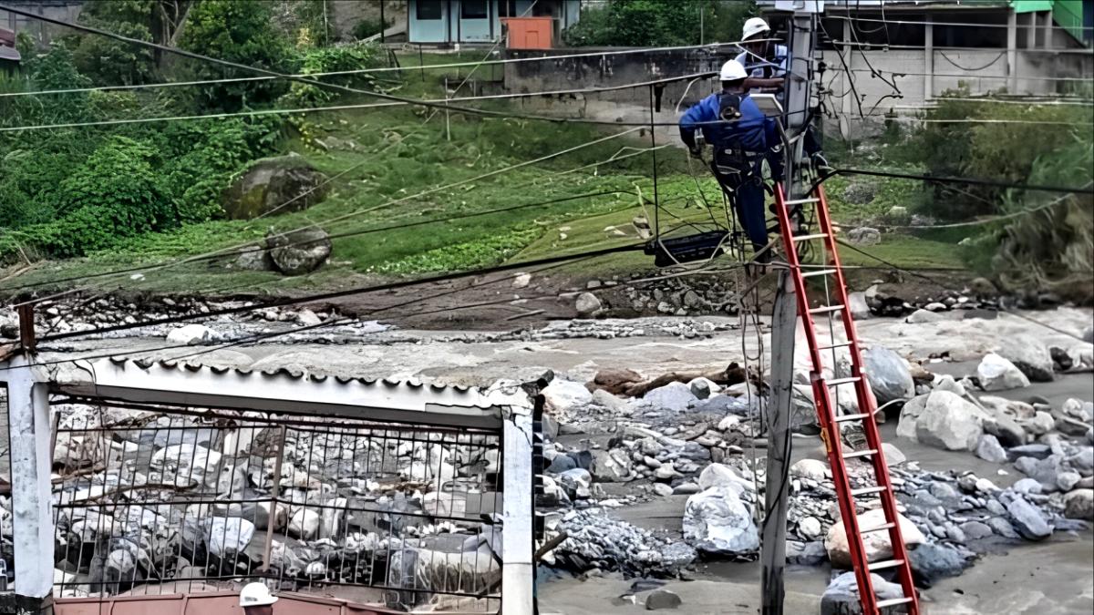 CORPOELEC restablece 100% de electricidad en 7 municipios andinos tras afectaciones por Iluvias